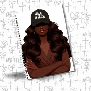 Notebook, Christian Notebook - Walk by Faith (choc)
