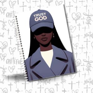 Notebook, Christian Notebook - Trust God (blue)