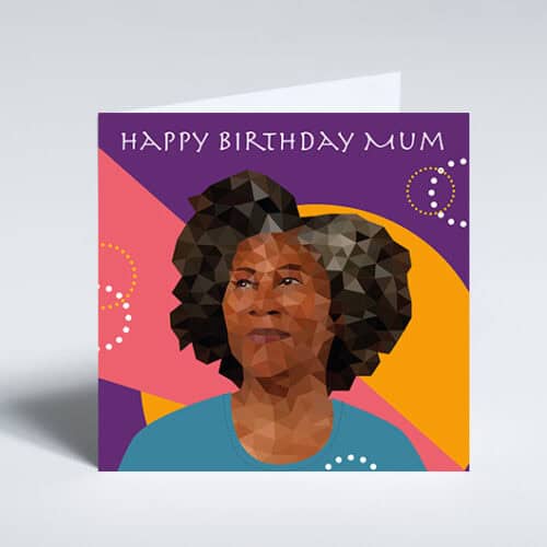 Happy Birthday Mum - mature woman