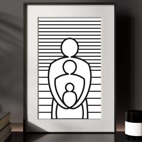 Family Lines Wall Art