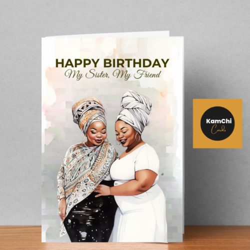 Birthday Cards for Sister, Friend or Best Friend | Two Black Women