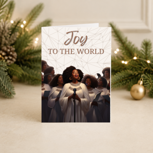 Joy to the World Christmas Card | Black Gospel Choir | Faith and Worship