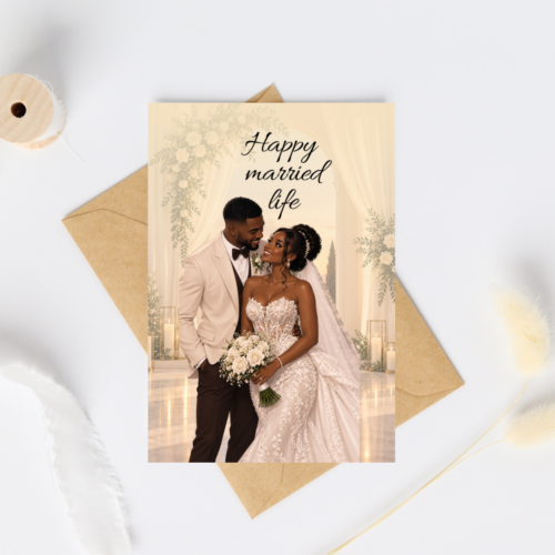 CONGRATULATIONS: Happy Married Life (Wedding series)
