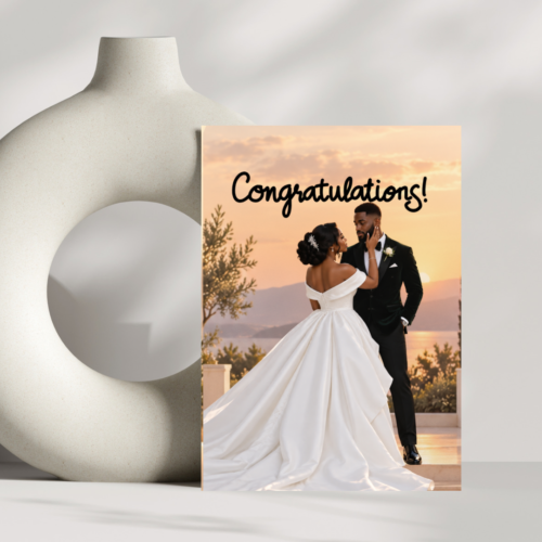 CONGRATULATIONS: Two Hearts, One Love (wedding series) - Opulent